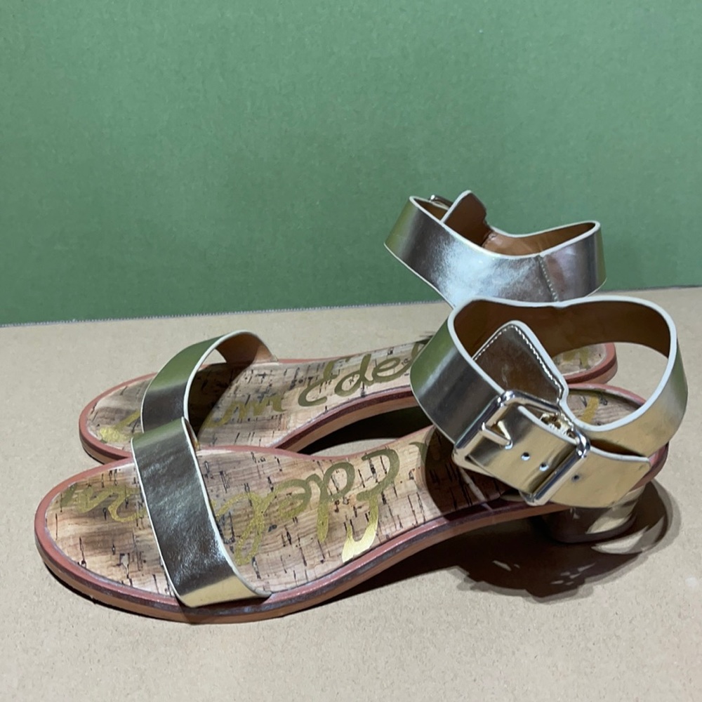 Sam Edelman  gold sandals